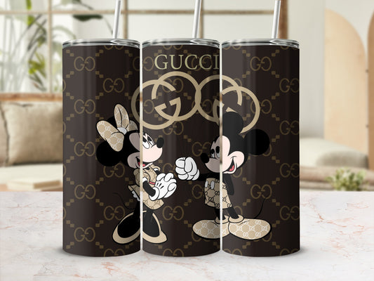 Mickey and Minnie Mouse Gucci Print Attraction Tumblers