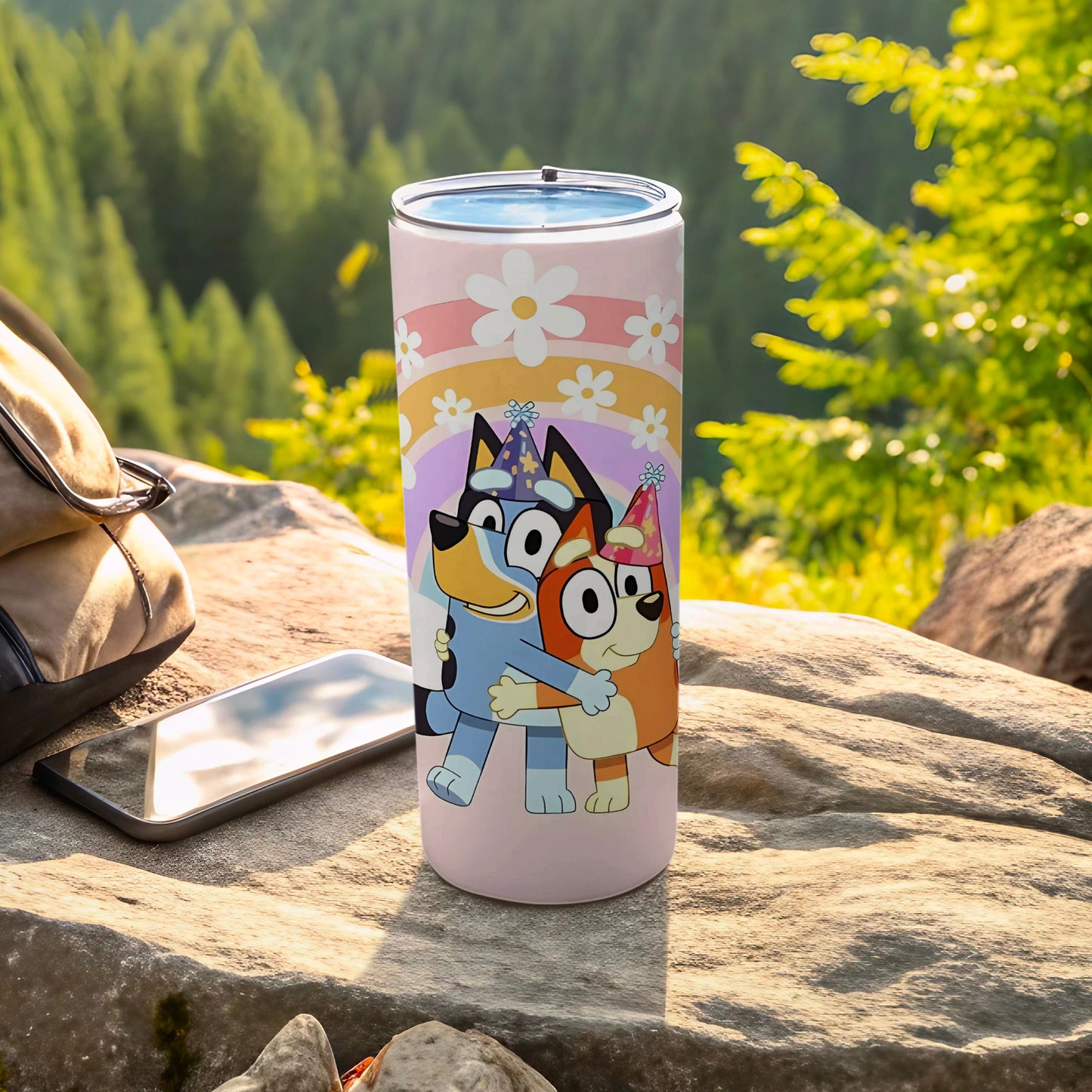 Cute Cartoon Characters Party-Themed Travel Mug
