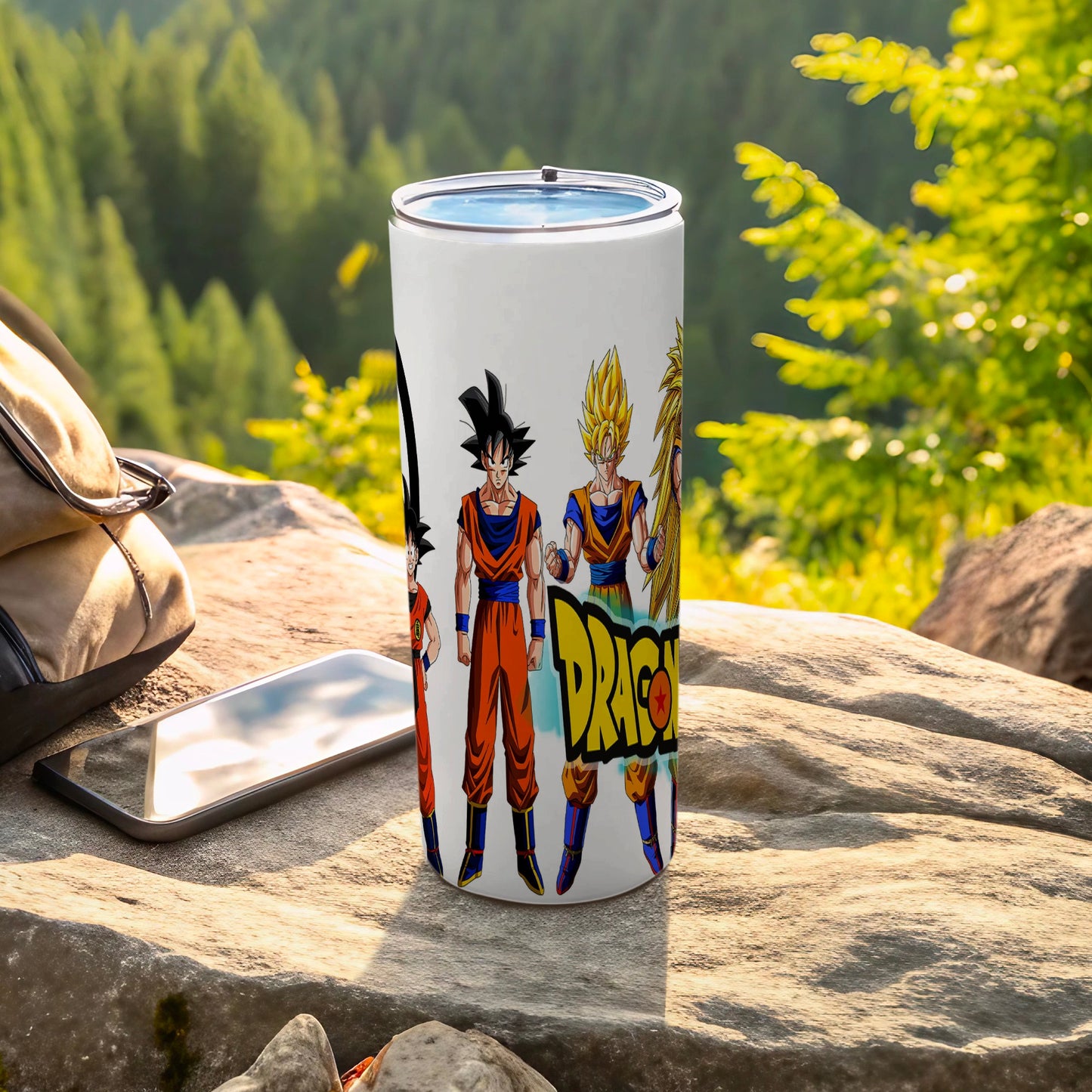 Dragon Ball Z Goku Vegeta Insulated Travel Tumbler