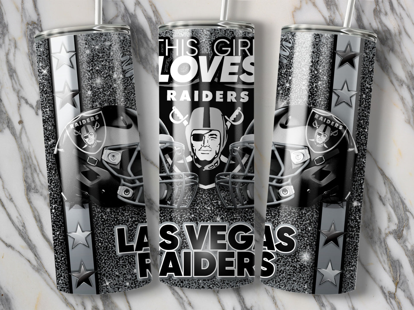 This Girl Loves Las Vegas Raiders Football Team Tumblers