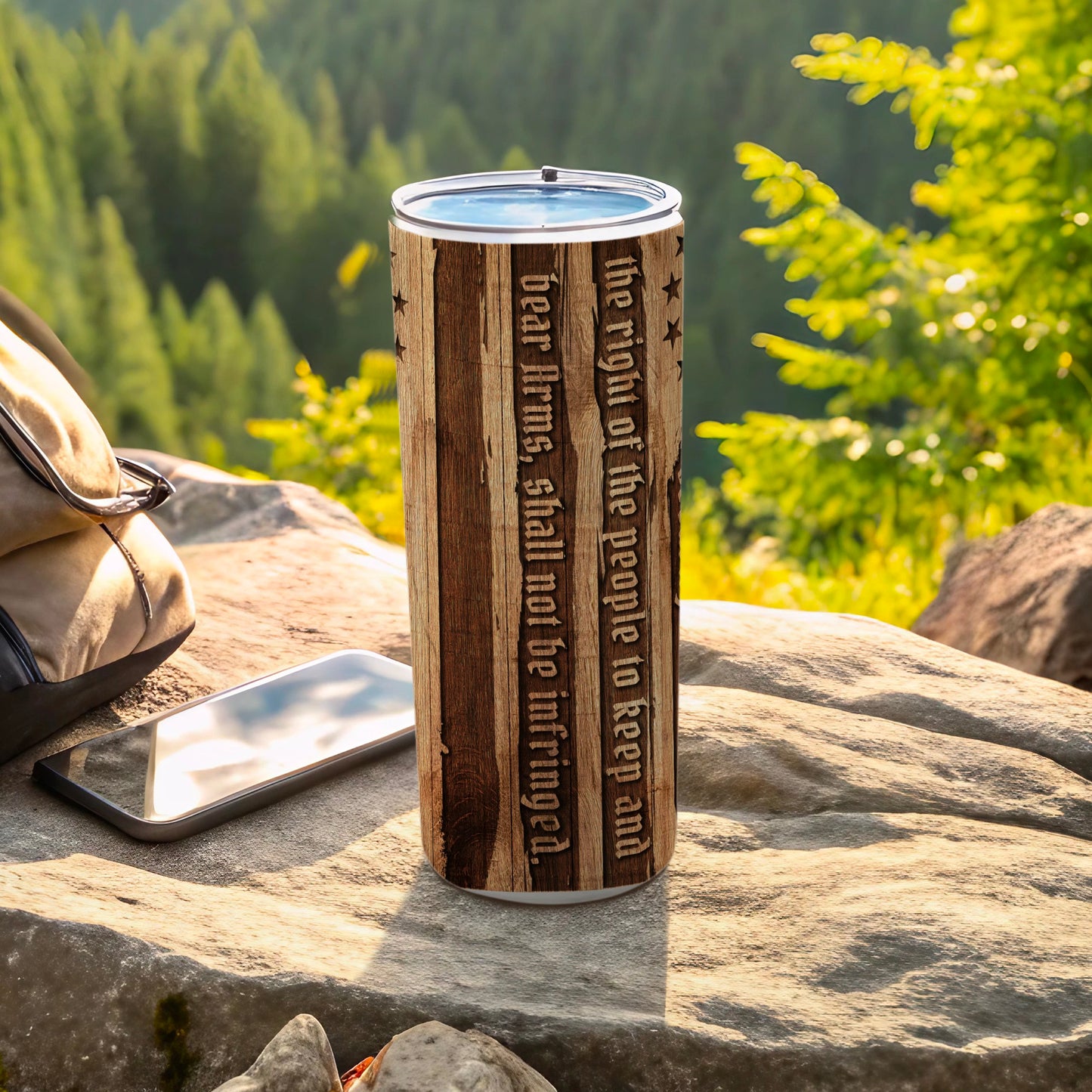 Right of the People Keep Bear Arms Not Infringed Tumbler product type