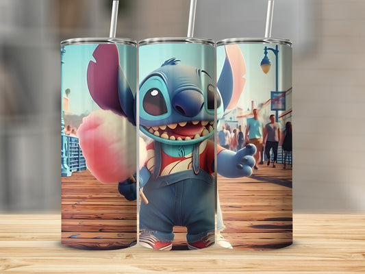 Beach Boardwalk Character Tumbler for Summer Fun
