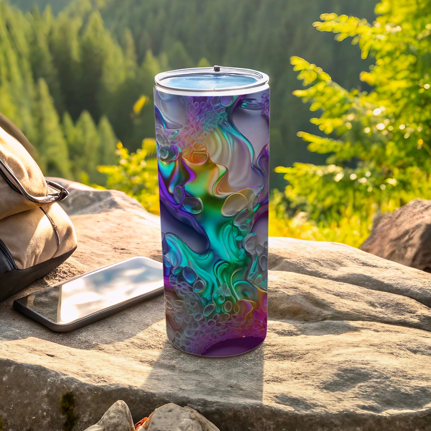 Vibrant Abstract Design Insulated Tumbler Product