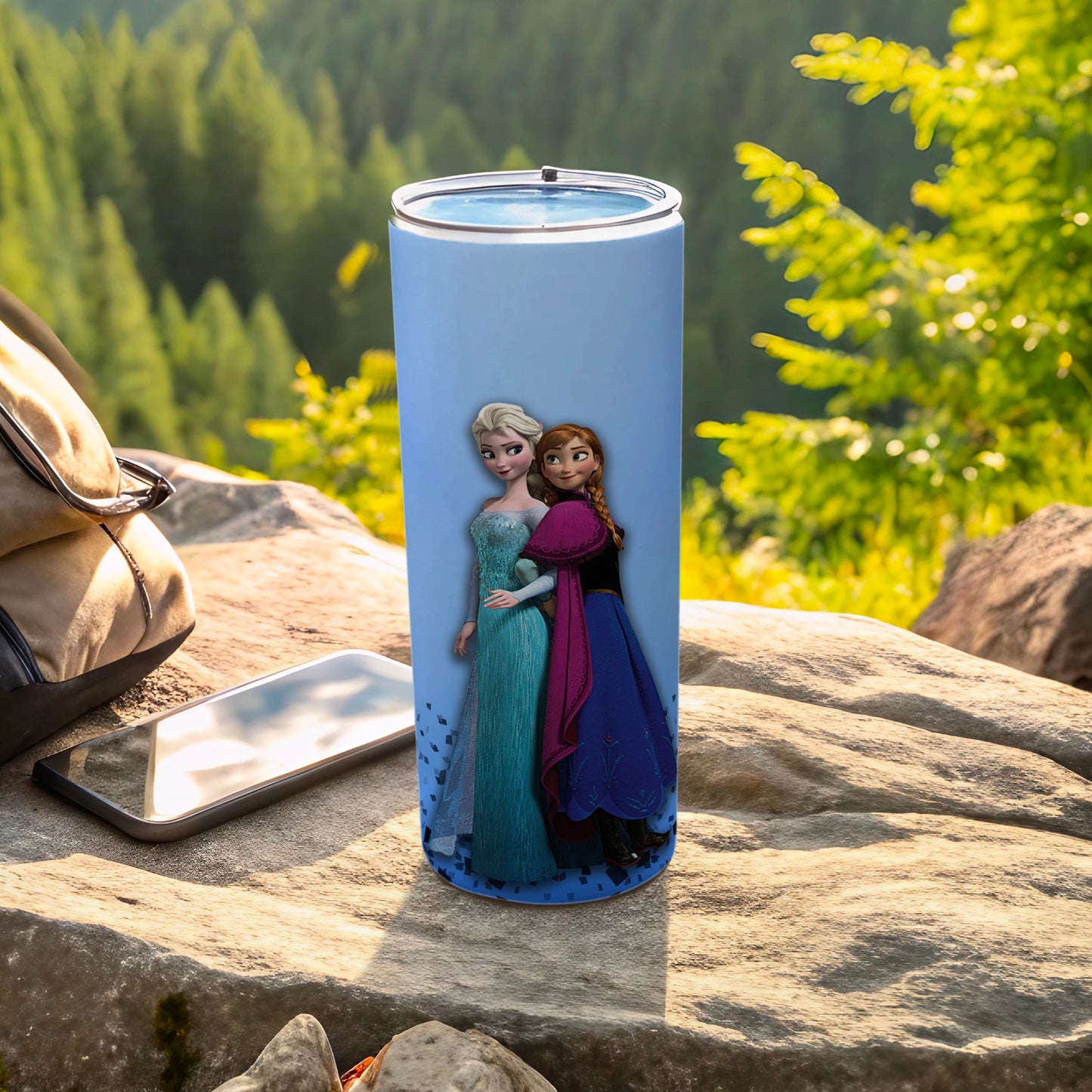Frozen Elsa and Anna Insulated Tumbler for Outdoor Adventures