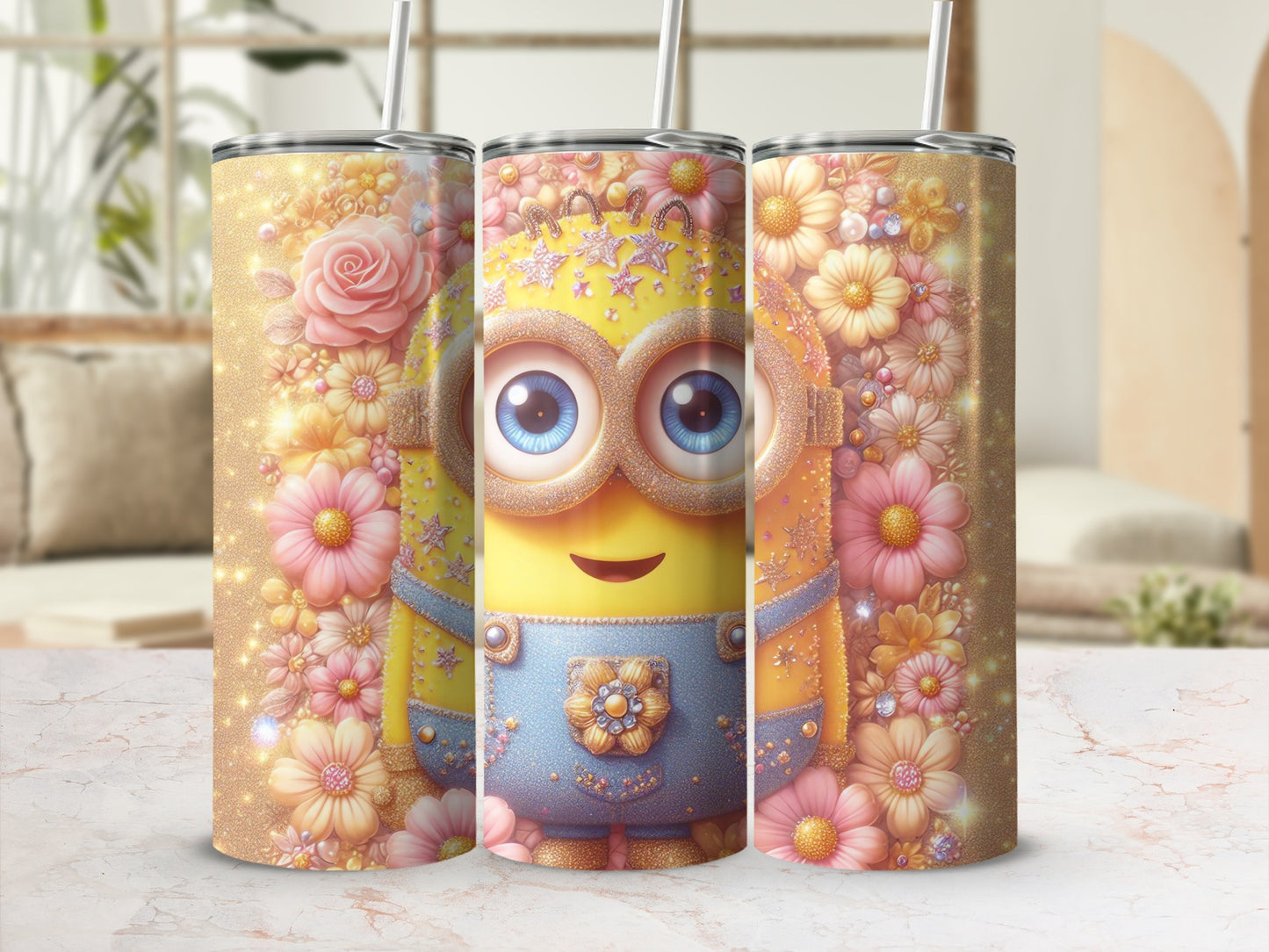 Glittering Blossom Character Design Tumbler
