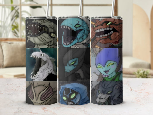 Fantasy Monster Artwork Tumblers for All-Occasions