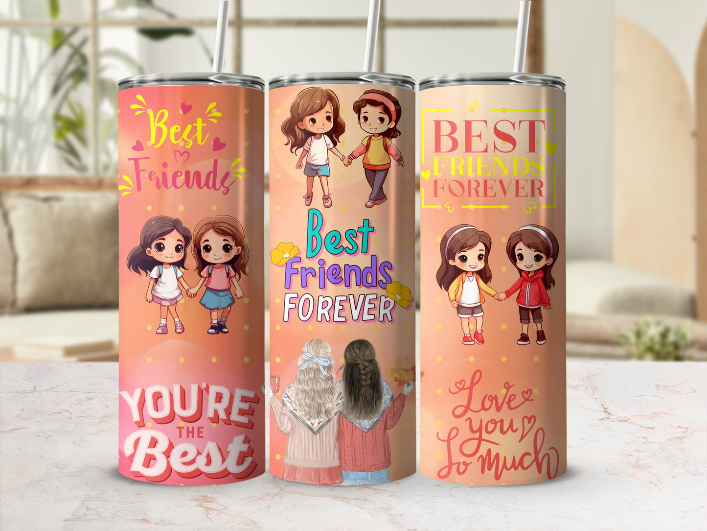 Best Friends Forever You're the Best tumbler
