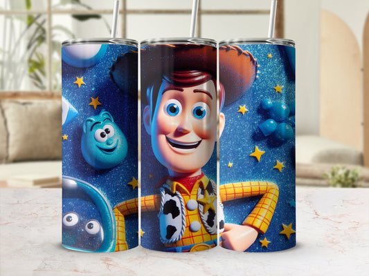 Cartoon Character Themed Insulated Tumbler Cup
