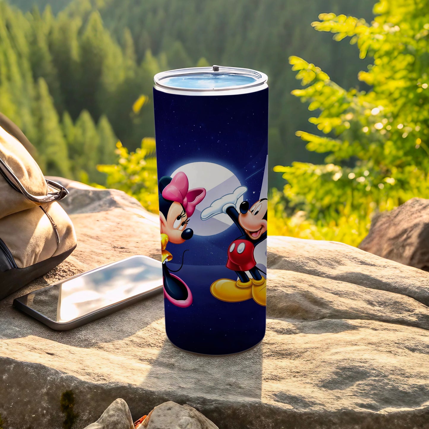 Mickey and Minnie Mouse Tumbler for Outdoor Adventures