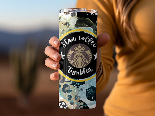 Star Coffee Tumbler Unique Sleek Design Tumbler