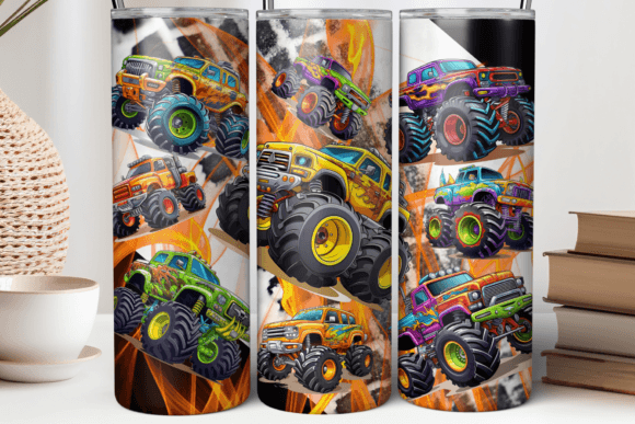 Monster Truck tumbler
