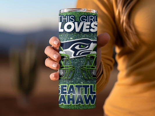 This Girl Loves Seattle Seahawks Football Team Tumblers