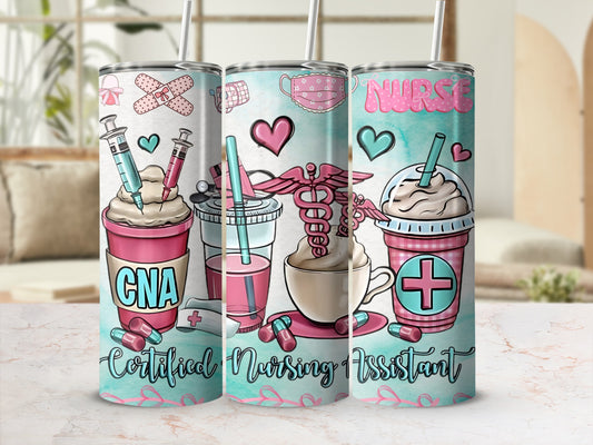 Certified Nursing Assistant Colorful Tumbler Cup