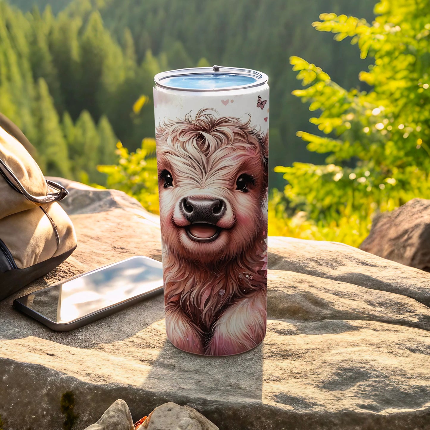 Adorable Alpaca Art Insulated Travel Tumbler