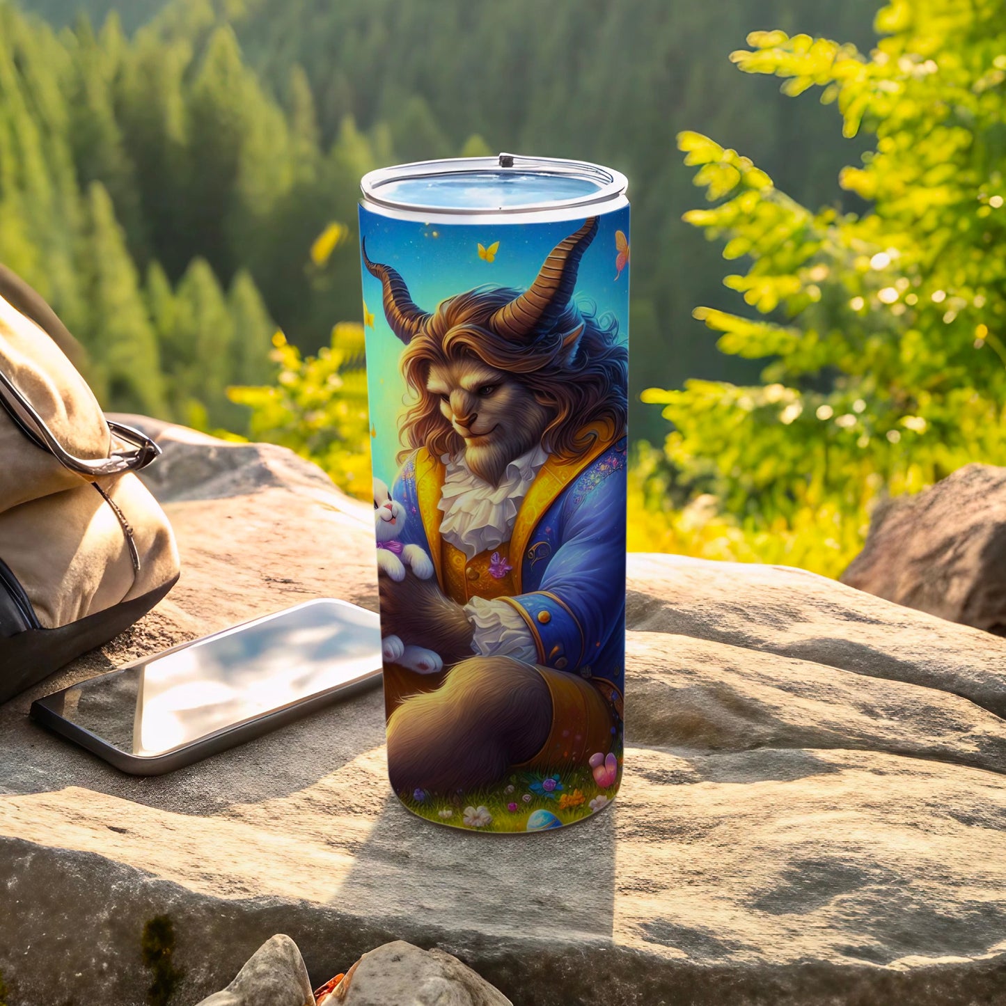 Beast Rabbit Starry Sky Butterflies Tumbler product type