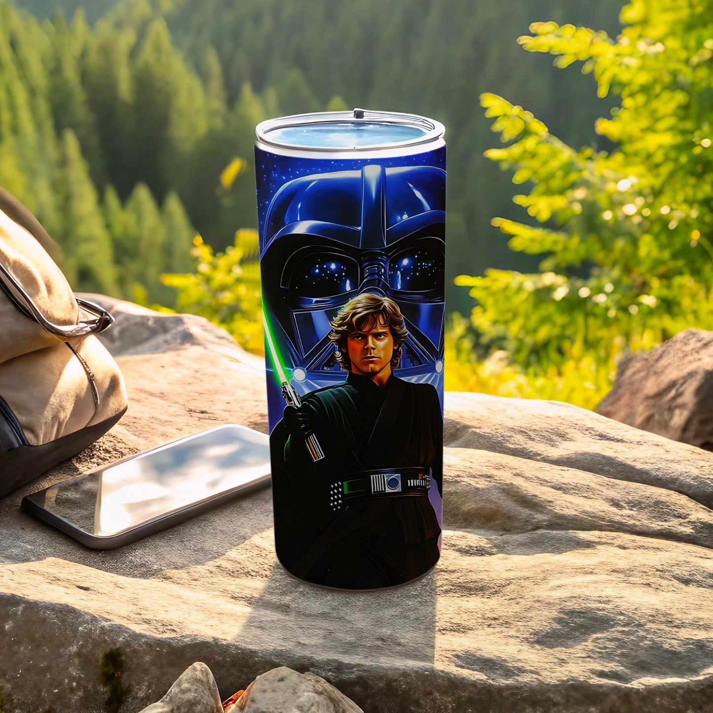 Luke Skywalker Darth Vader Starry Space Tumbler product type