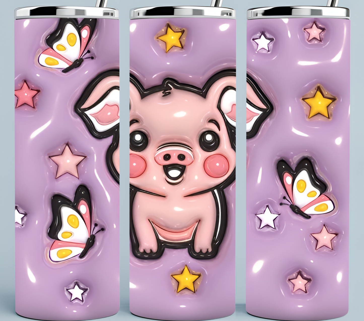 Inflated Piggy Tumbler
