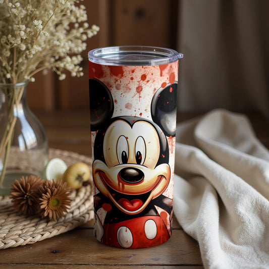 Vintage Inspired Cartoon Character Art Tumbler Cup