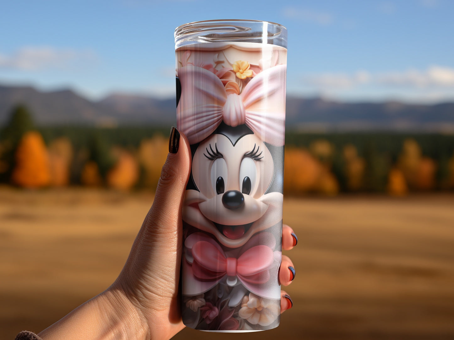 Adorable Minnie Mouse Design Insulated Tumbler Product
