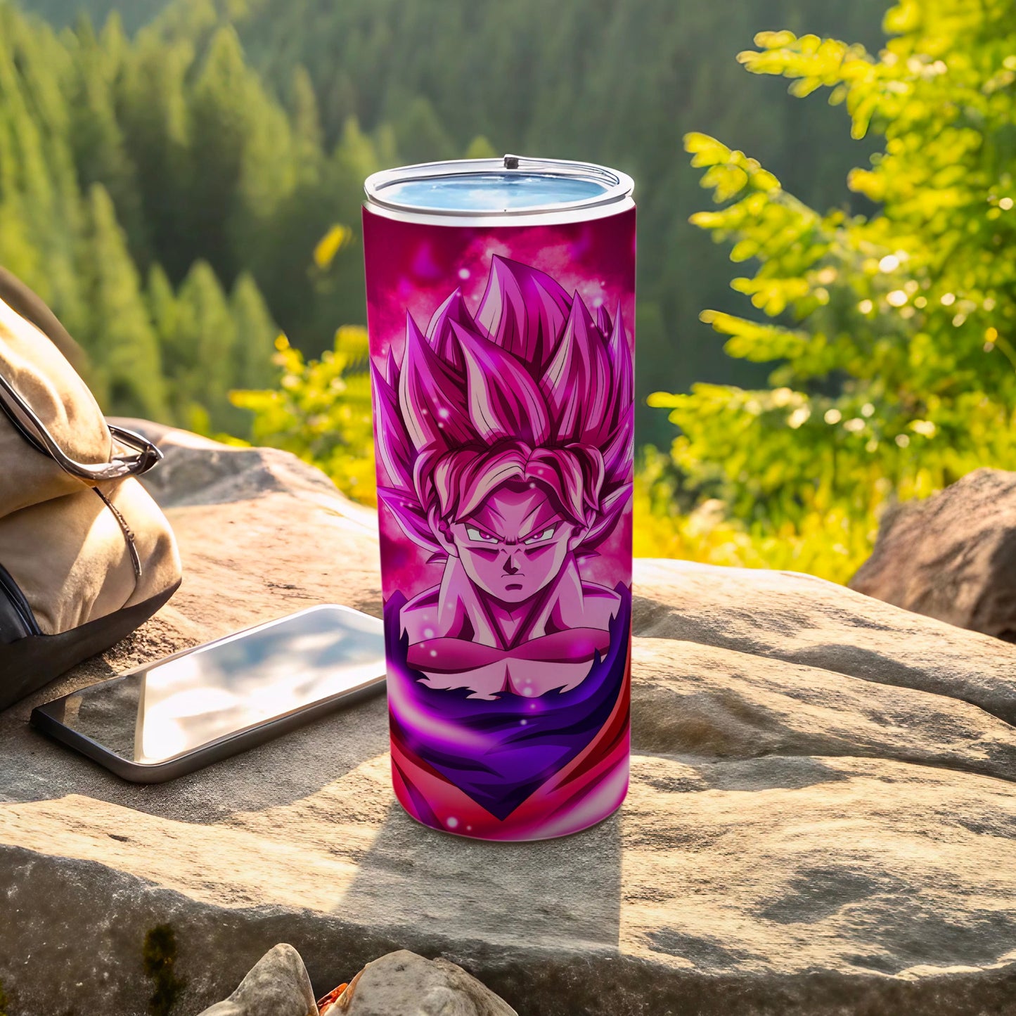 Super Intense Anime Character Graphic Tumbler Cup