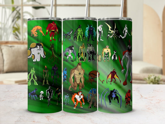 Alien Characters Tumbler for Fans of Animation Series