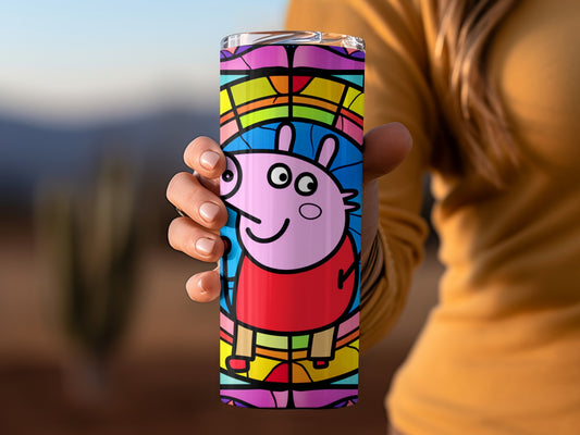 Colorful Cartoon Character Themed Tumbler for Kids