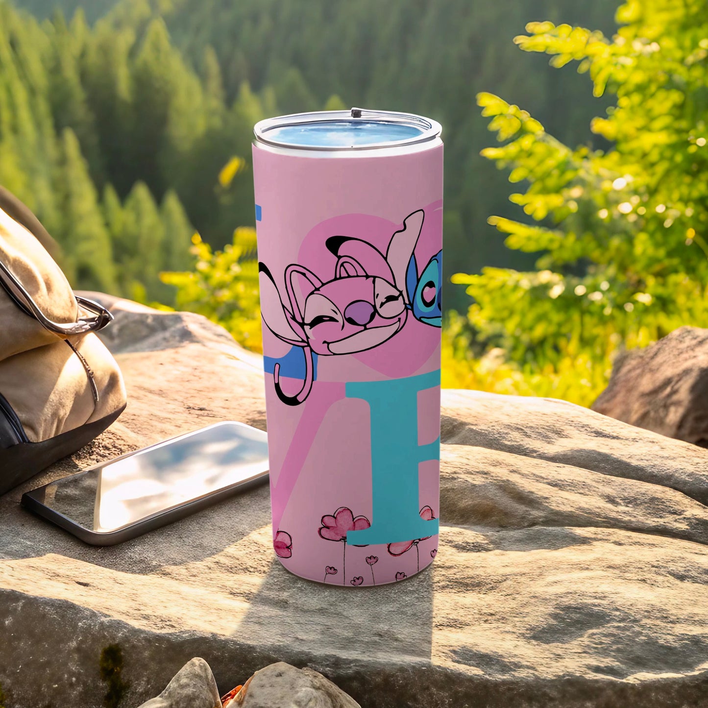 Cute Cartoon Characters Tumbler for Outdoor Enjoyment