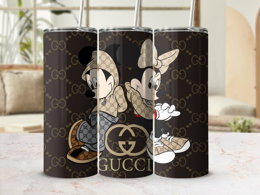 Stylish Mickey and Minnie Designer Tumbler Cup Product