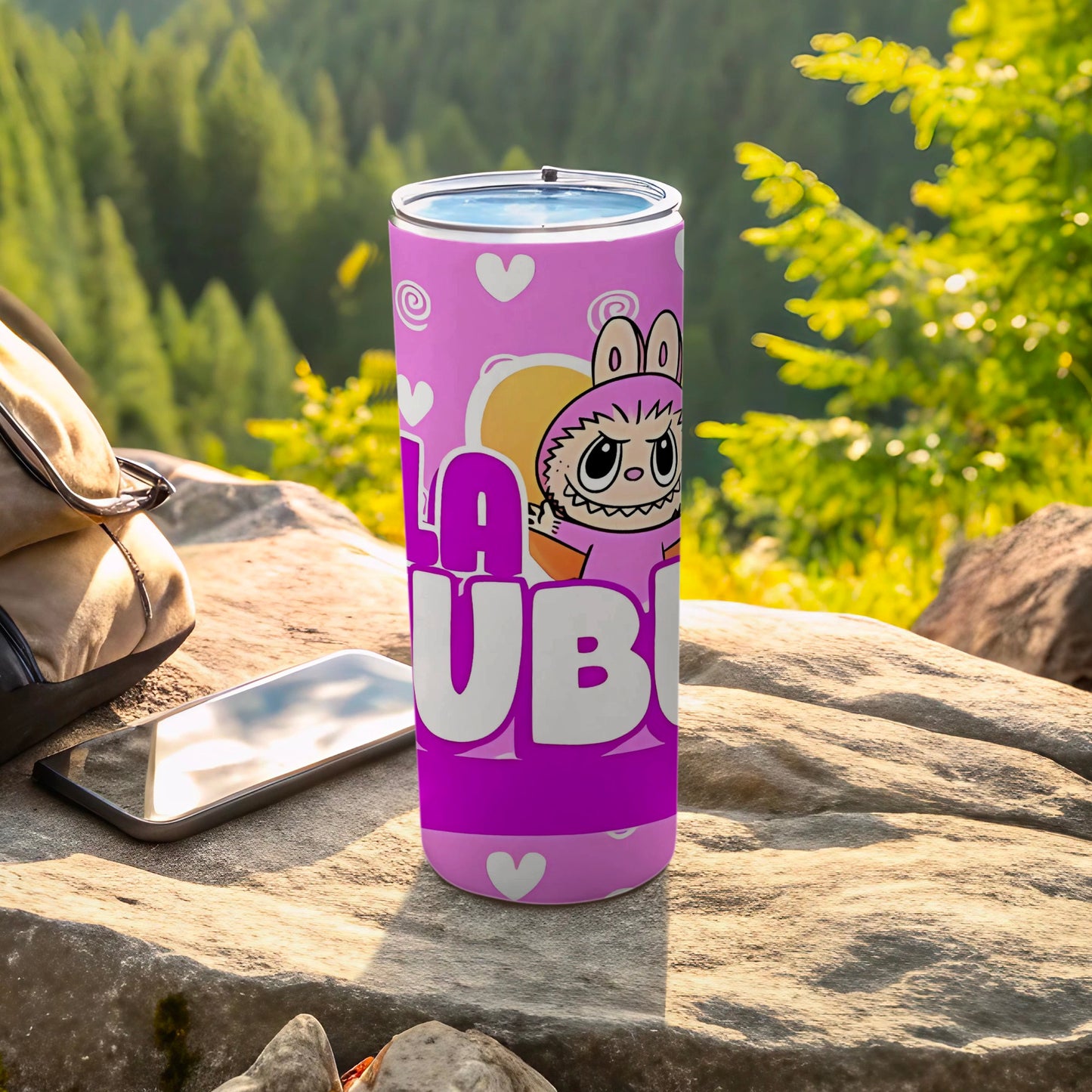 Cute Pastel Cartoon Character Travel Tumbler