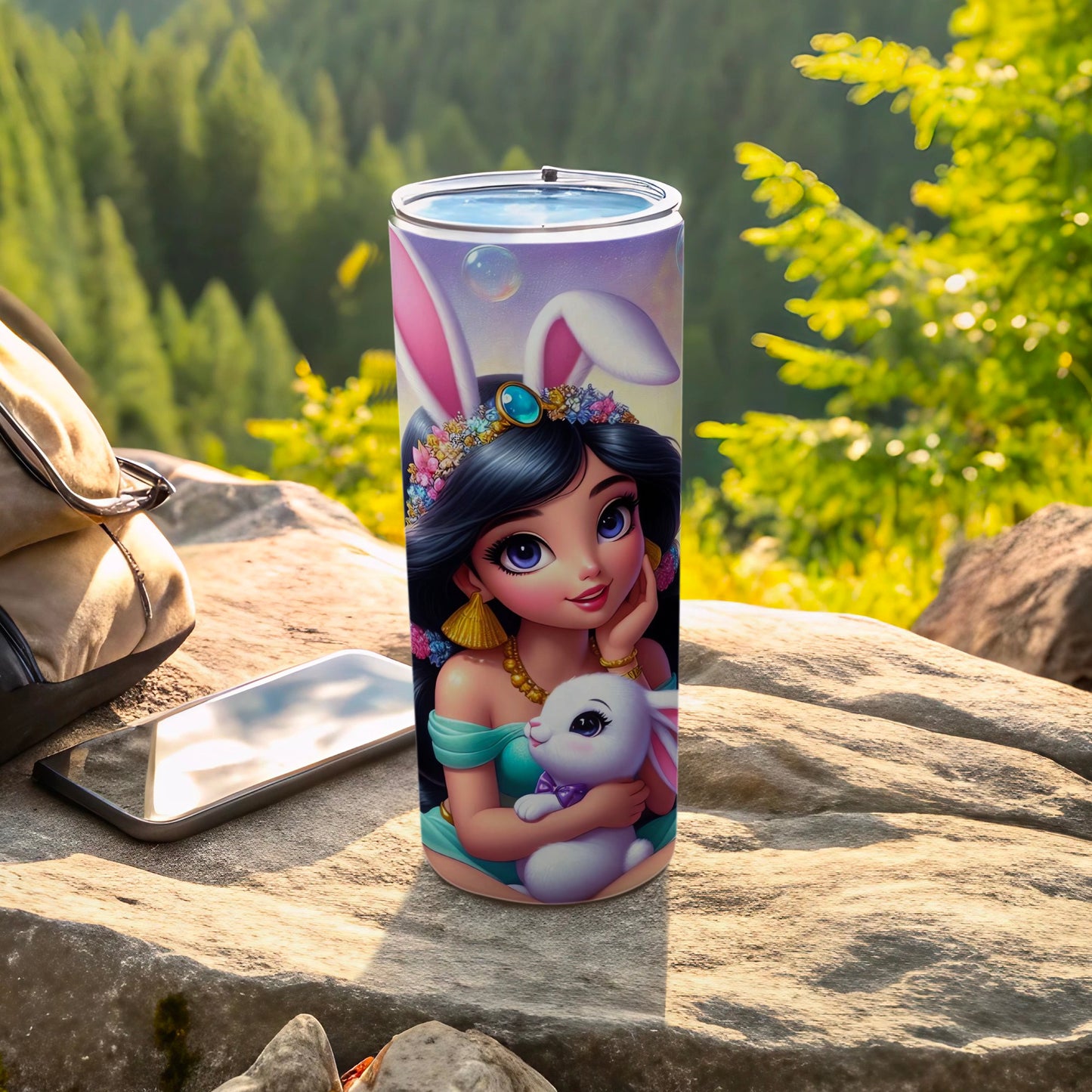 Princess Jasmine Bunny Ears Rabbit Character Tumbler product type
