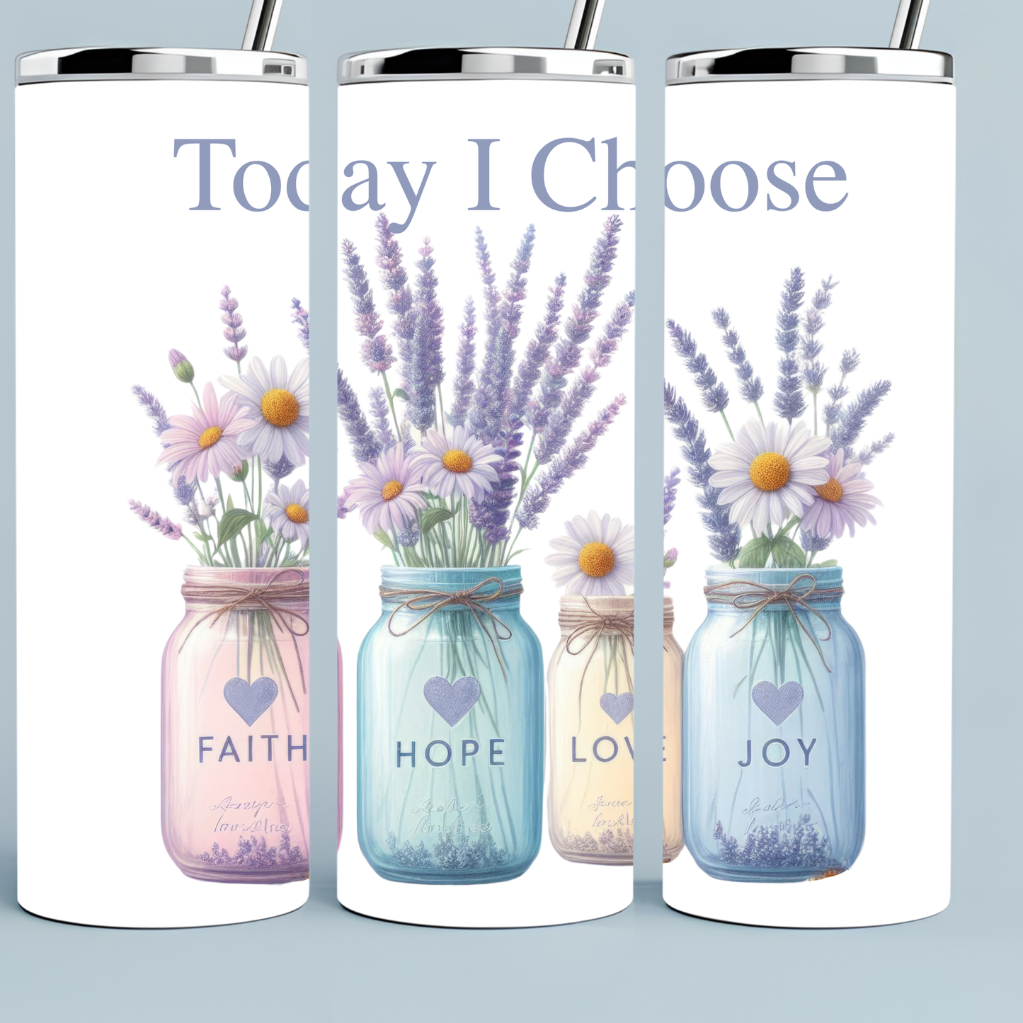 Faith Hope Love tumbler