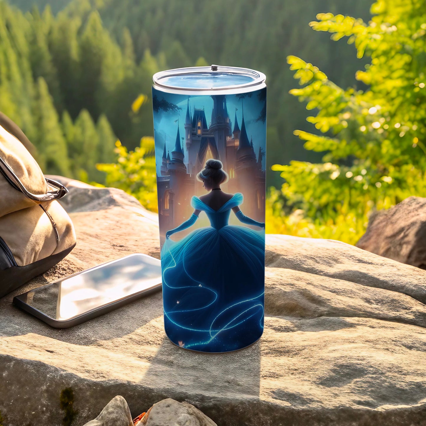 Fairy Tale Princess Tumbler with Castle Design