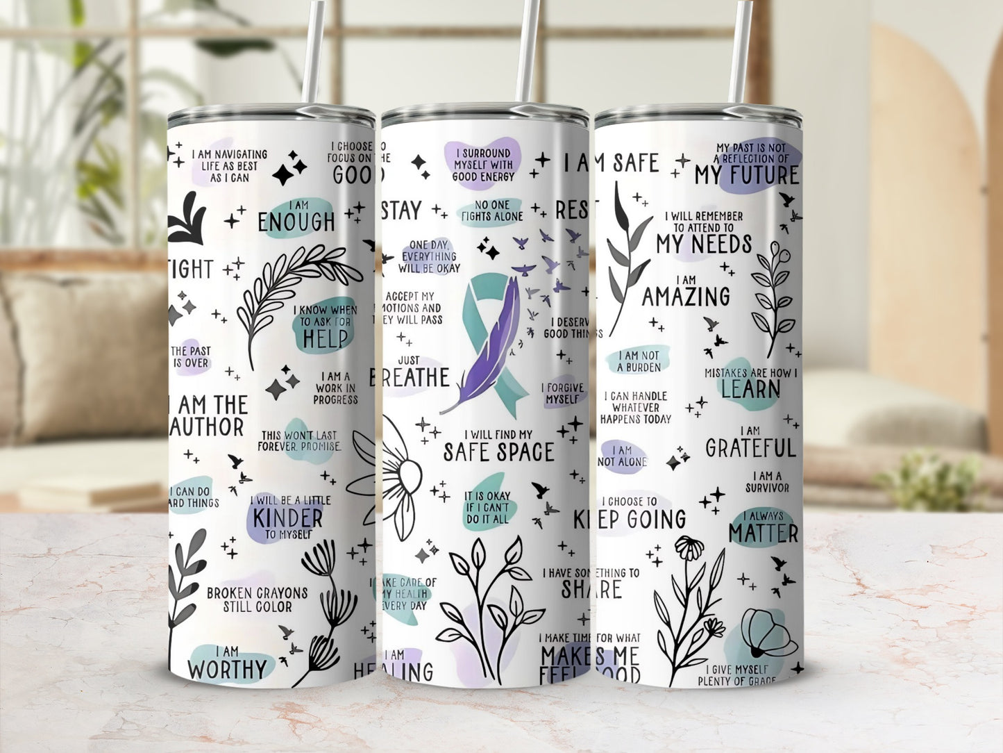 Inspirational Quotes Motivational Design Tumbler Product