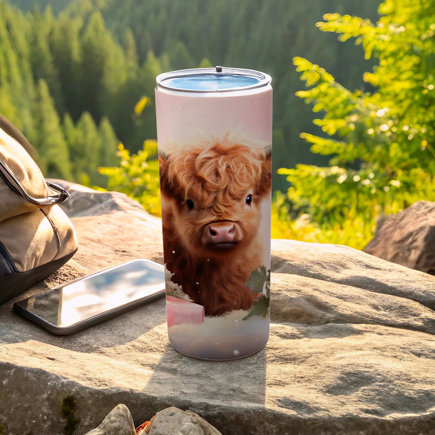 Cute Highland Cow Stainless Steel Insulated Tumbler