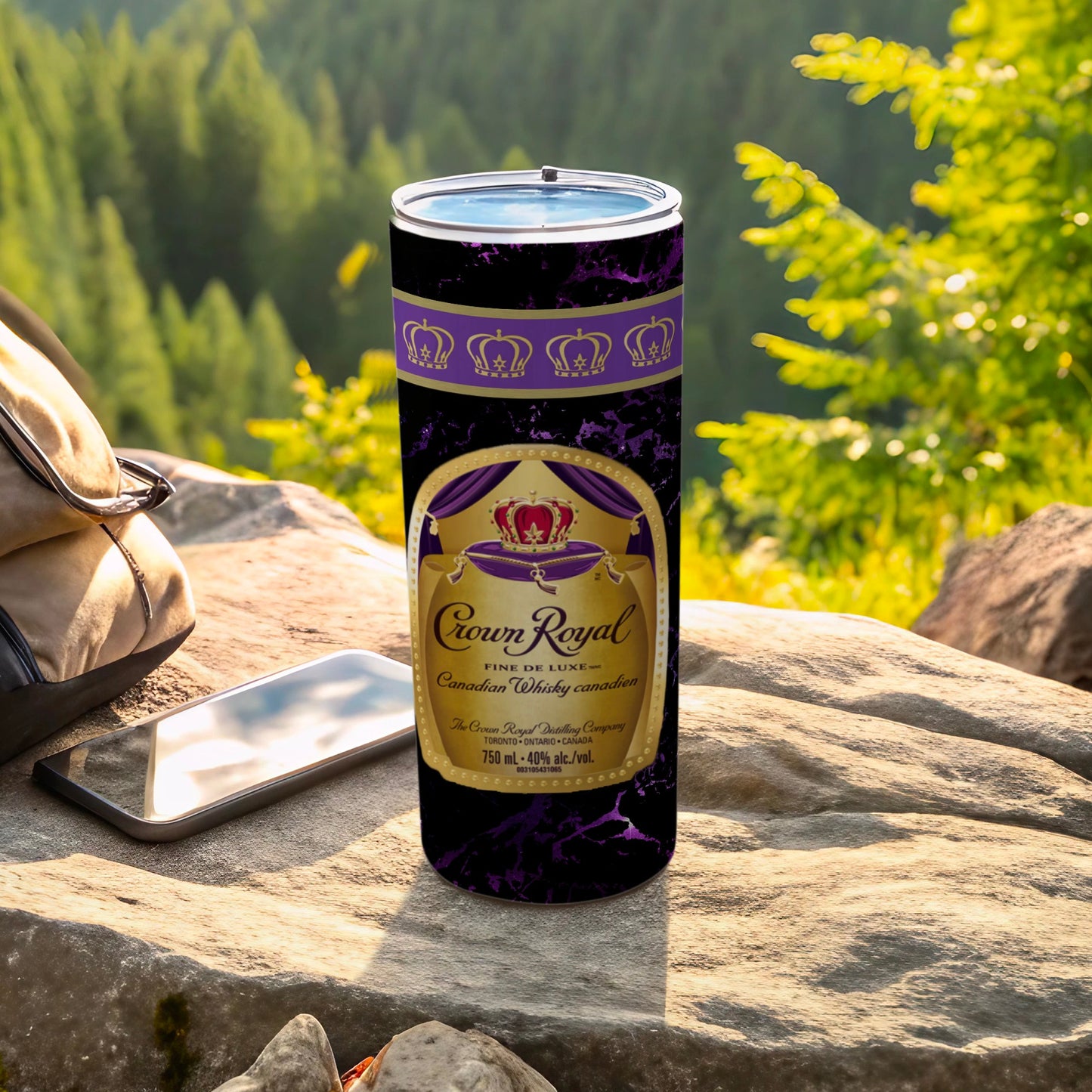 Crown Royal Fine De Luxe Canadian Whisky Design Tumbler product type