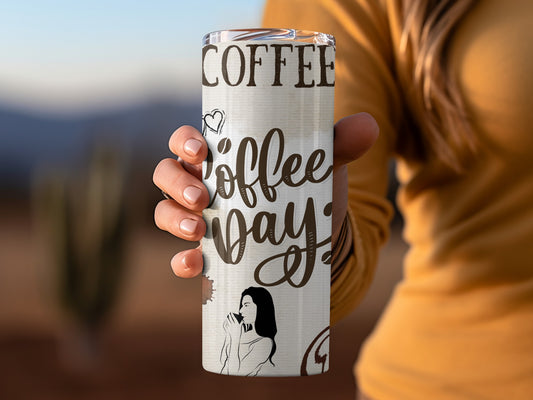 Coffee Lover's Coffee Day Travel Tumbler Cup