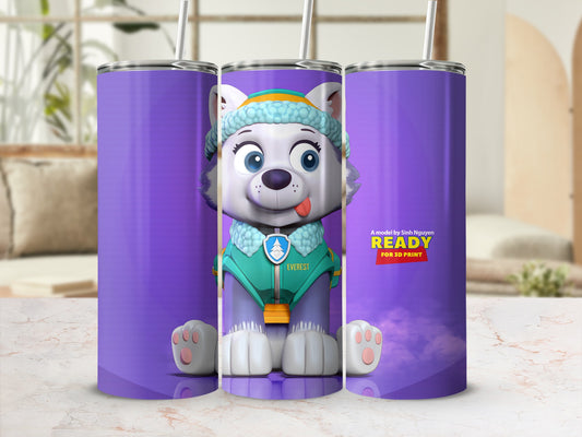 Everest Character 3D Print Ready Design Tumbler