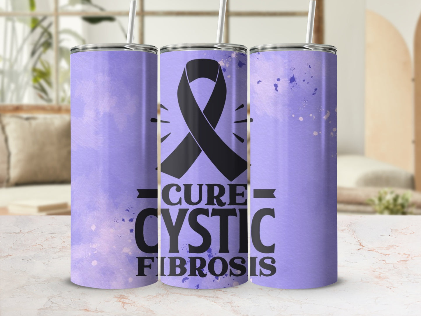 Cure Cystic Fibrosis Awareness Support Tumbler