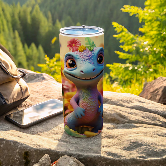 Happy Cartoon Lizard Flower Accent Hydration Bottle product type
Lizard
Cute Lizard
Cartoon Creature
Smiling Reptile
Floral Head
Flower Crown
Colorful Design
Fantasy Animal
Baby Dragon
Kawaii Style
Drinkware Item
Tumbler Cup
Insulated Bottle
Beverage Holder
Outdoor Drinkware
Nature Scene
Forest Background
Adventure Ready
Unique Gift
Animal Art