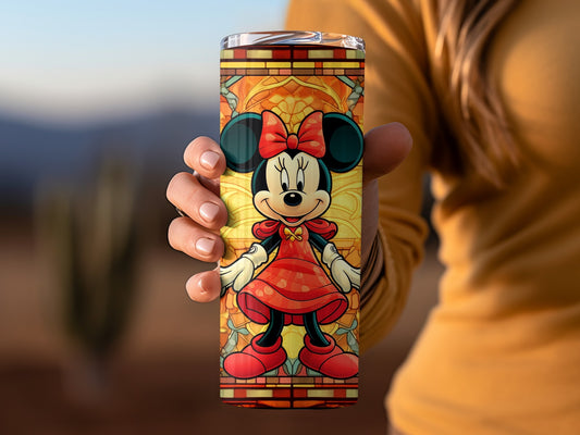 Minnie Mouse Colorful Tumbler Design for Disney Fans