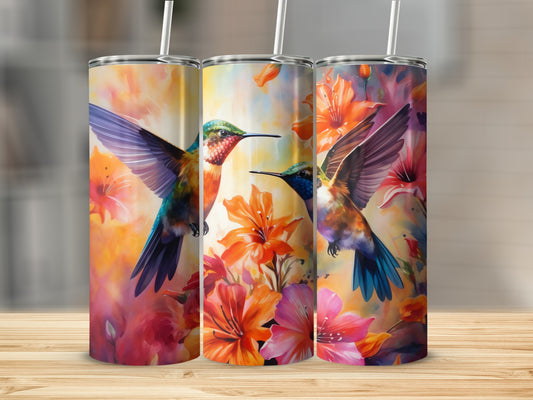 Hummingbird Blossoms Vibrant Artwork Stylish Drinkware product type
Hummingbird, Floral, Vibrant, Colorful, Bird art, Nature inspired, Blossoms, Drinkware, Tumbler, Artistic design, Summer style, Spring decor, Wildlife art, Bright colors, Flower pattern, Hummingbird gift, Custom tumbler, Unique drinkware, Tropical birds, Beautiful flowers
