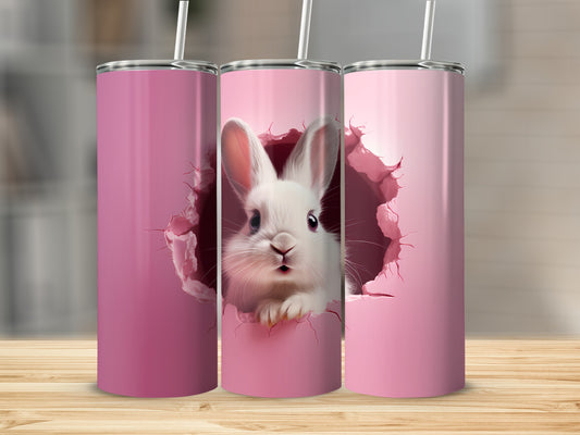 Cute Bunny Design Tumbler for Beverage Enthusiasts