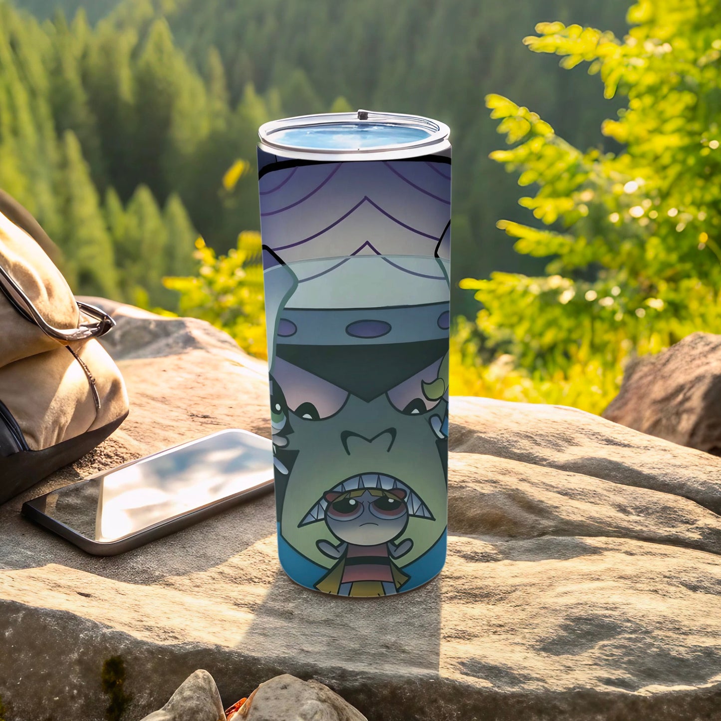 Adventure Cartoon Villain Themed Travel Tumbler