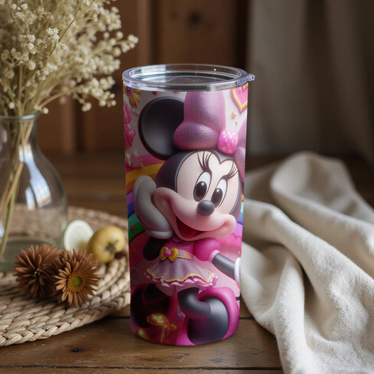 Minnie Mouse Tumbler Pink Cartoon Cup Product
