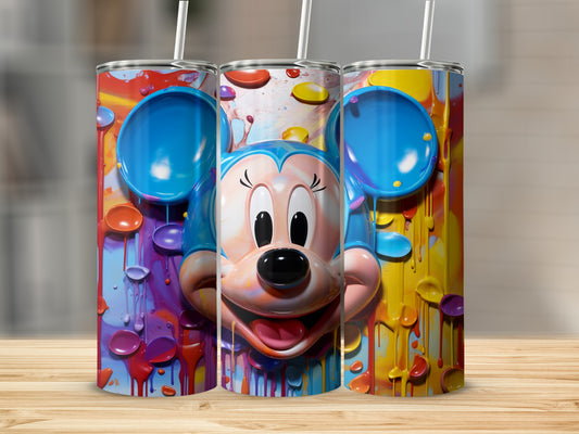 Colorful Cartoon Character Drinkware Tumblers
