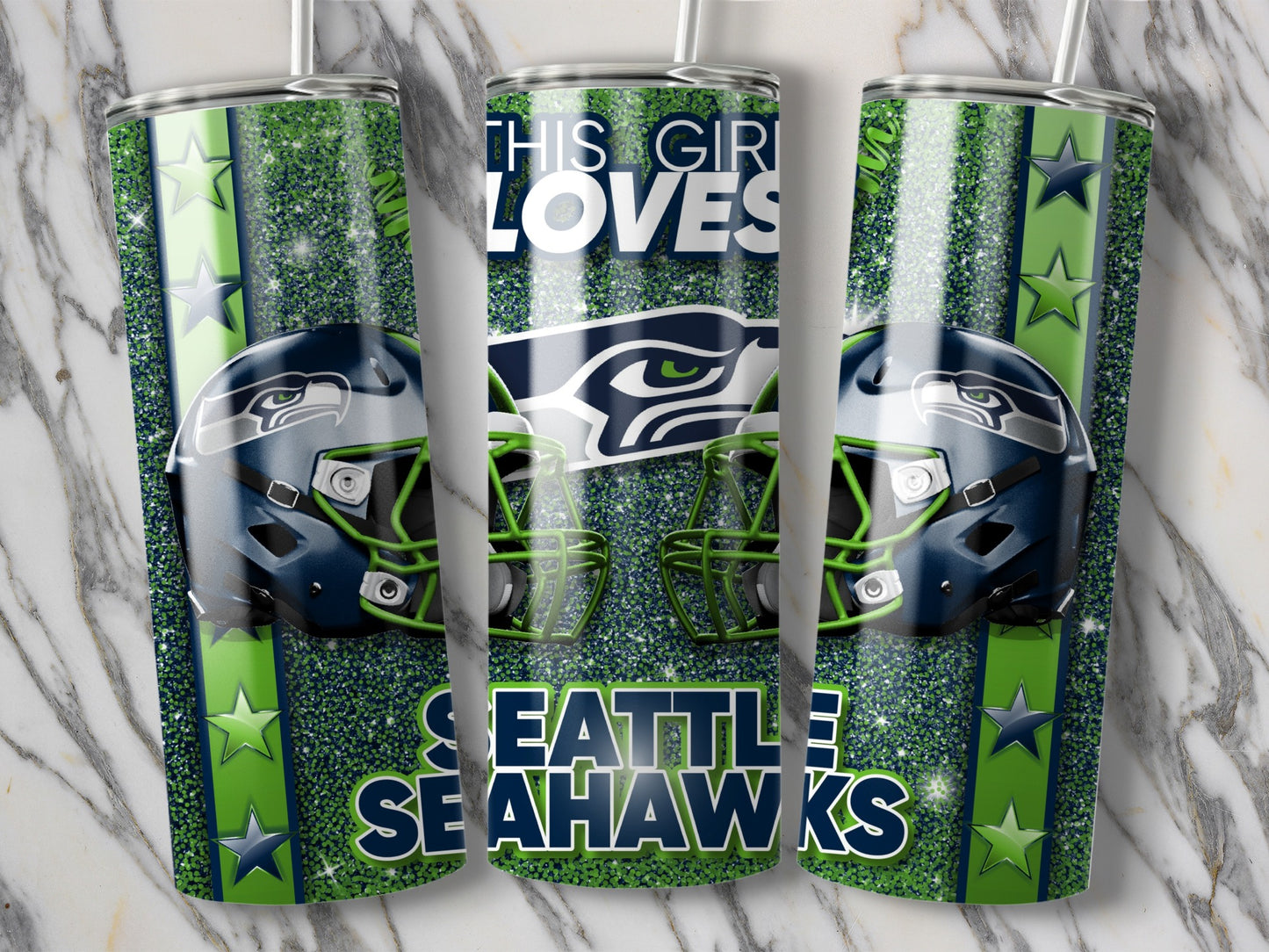 This Girl Loves Seattle Seahawks Football Team Tumblers