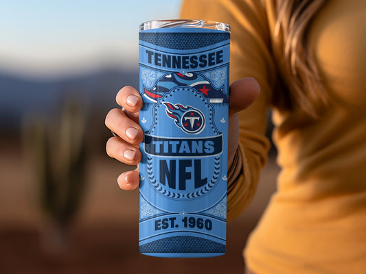 Tennessee Titans NFL Football Team Official Logo Tumbler