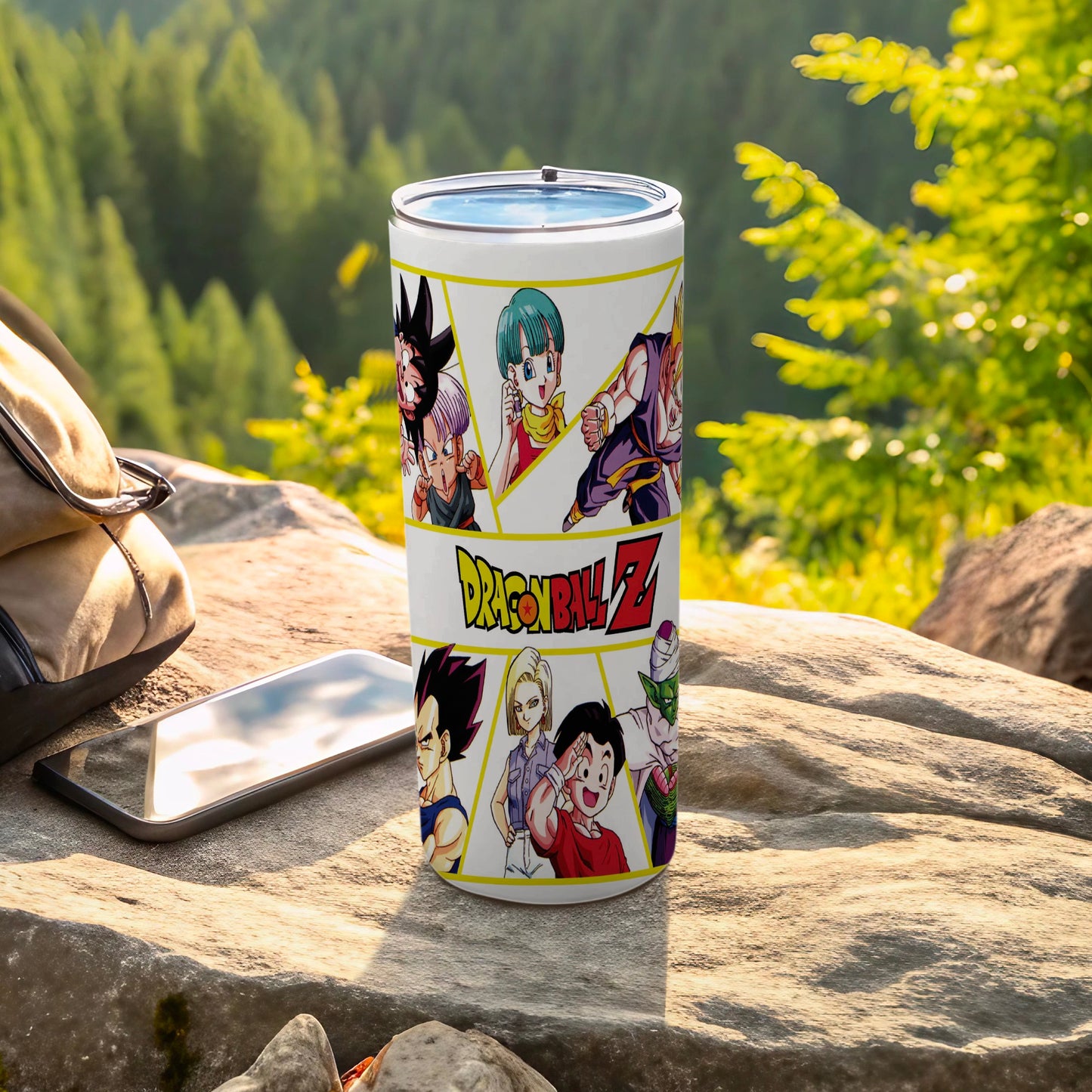 Colorful Dragon Ball Z Character Graphics Tumbler