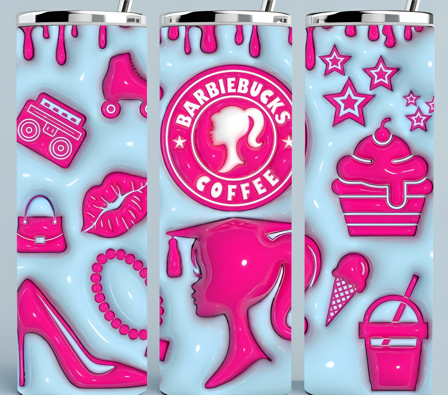 Pink and Blue Barbie