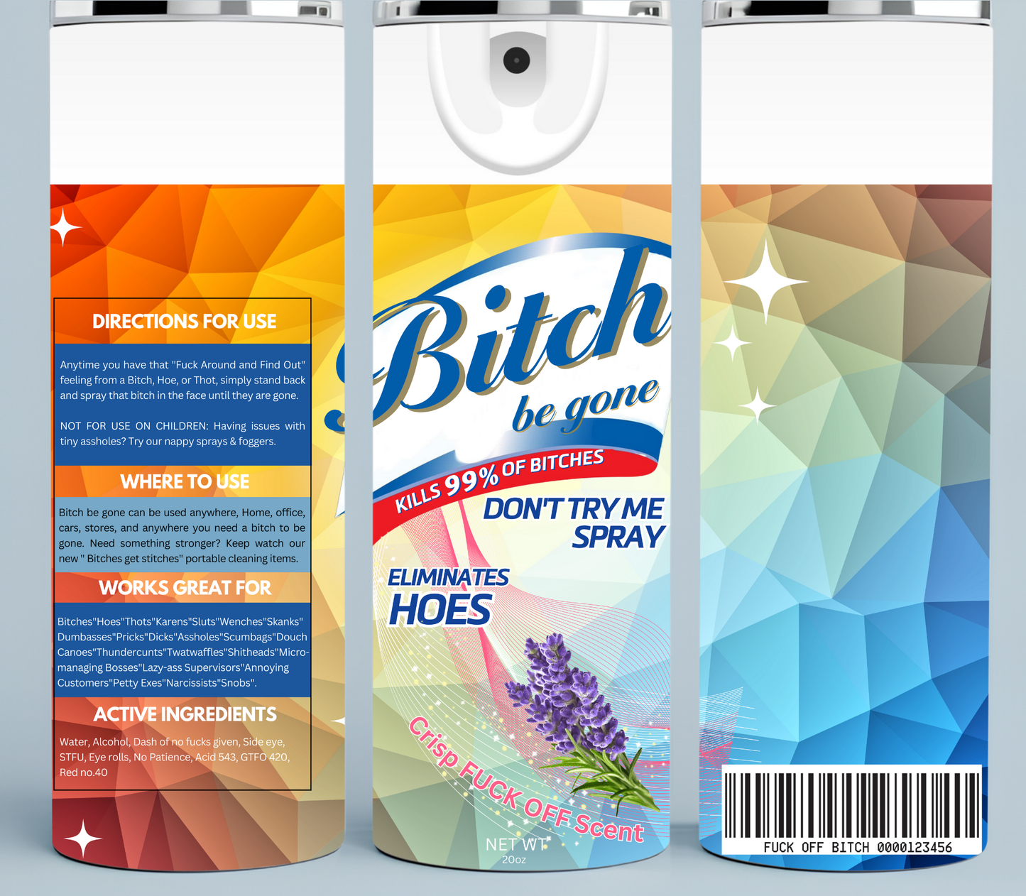 Stained Glass Bitch Be Gone Spray